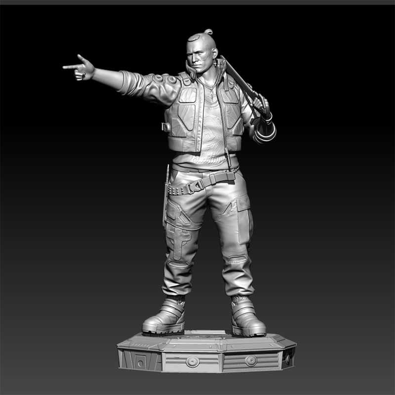 Model Kit Ixchel - 1/24 1/18 レジンモデルキットサイバーパンクボーイ置物彫刻未塗装無色 RW-1409
