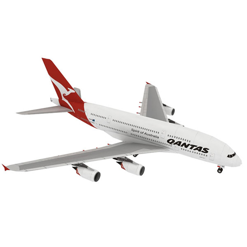 Model Kit Singapore - シミュレーション手作り DIY 紙飛行機おもちゃモデルオーストラリア UAE シンガポール A380