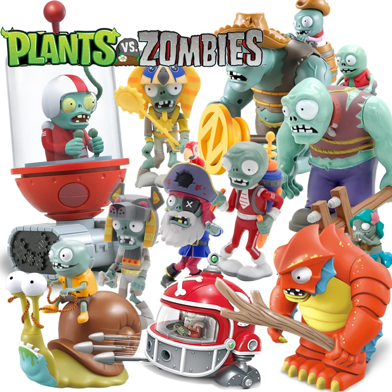 Model Kit Zombie - 植物対ゾンビ 2 おもちゃセットコレクション機械サメワイルドウェストガルガンチュア新しいおもちゃフィギュア本物のゲームフィギュアモデル子供のギフト