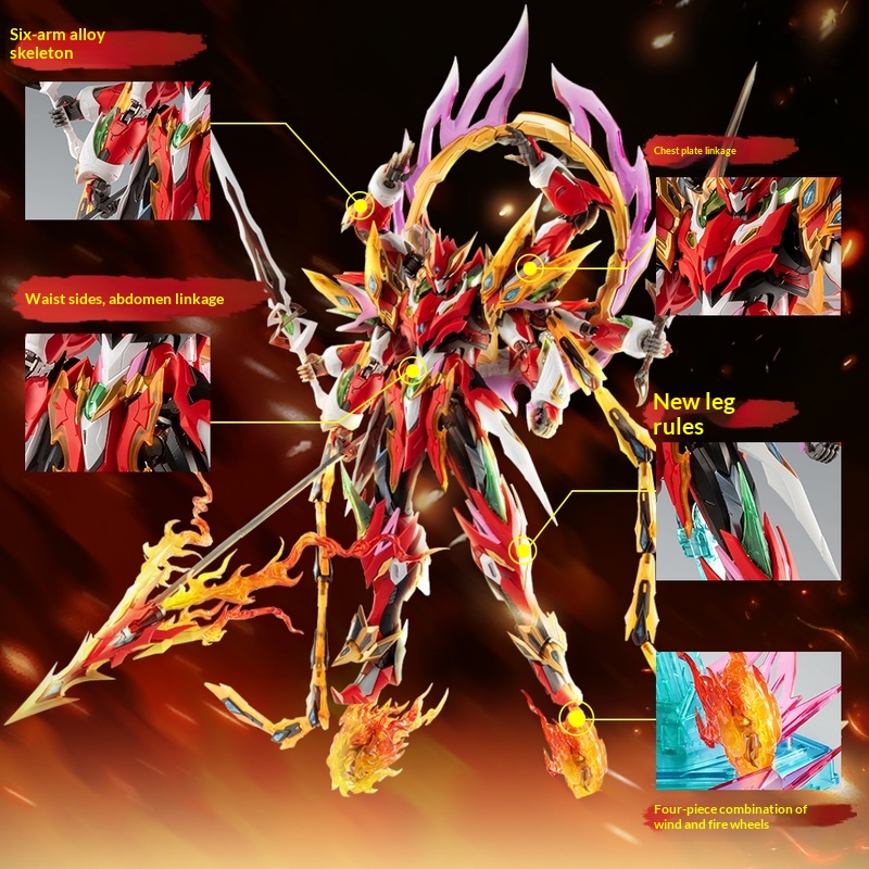 Model Kit Nezha - モーターニューリック Mnp-Xh04 ネザ 合金製スケルトン組立モデルキット モデルアニメアクションフィギュア モビルスーツ