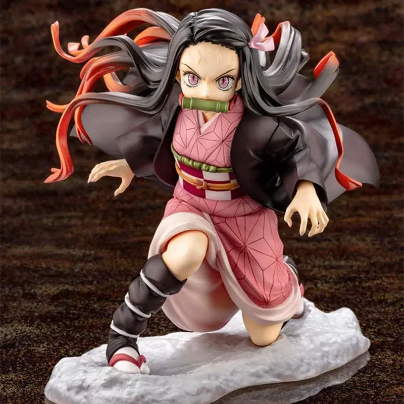竈門禰豆子アクションフィギュアアニメ鬼滅の刃PVCフィギュア - Model Kit Nezha のレビューと価格