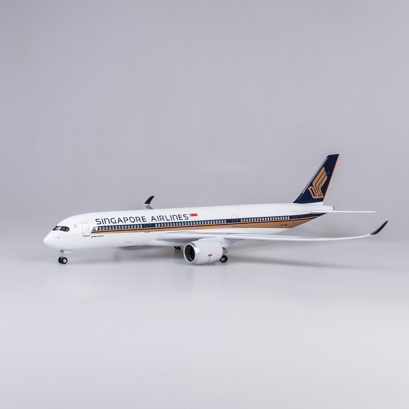 47cm大型おもちゃ飛行機シンガポールA350ダイキャスト樹 - Model Kit Singapore のレビューと価格
