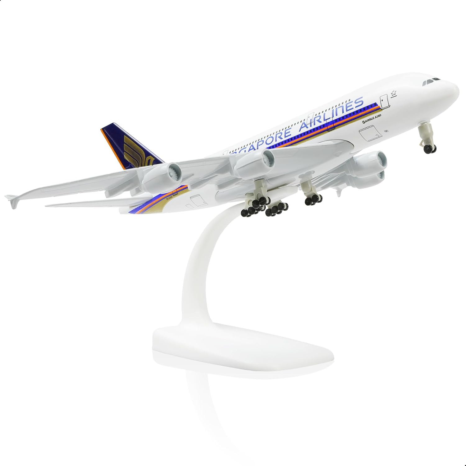 A380 シンガポール 1/300 ダイキャストメタル飛行機 - Model Kit Singapore のレビューと価格