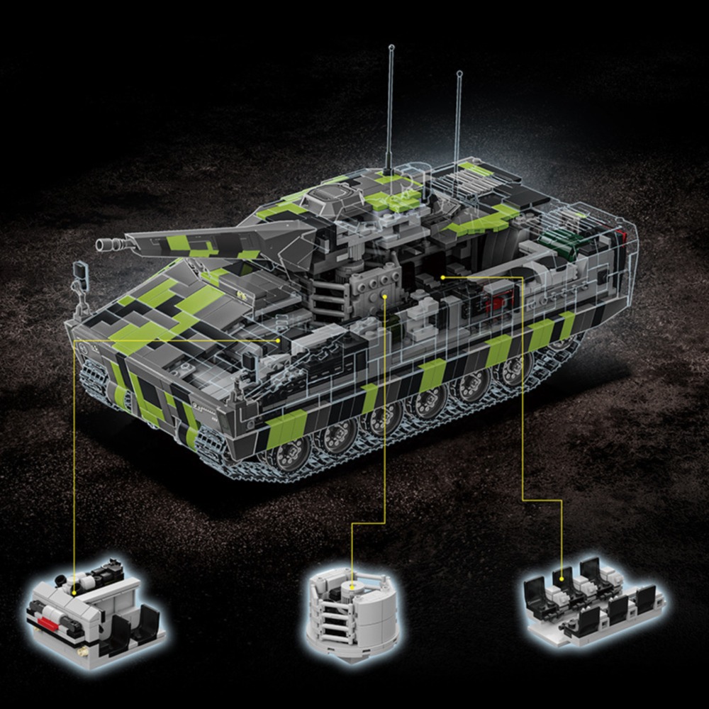 96011 2708ピース KF41 リンクス歩兵戦闘車両  - Model Kit Lynx のレビューと価格