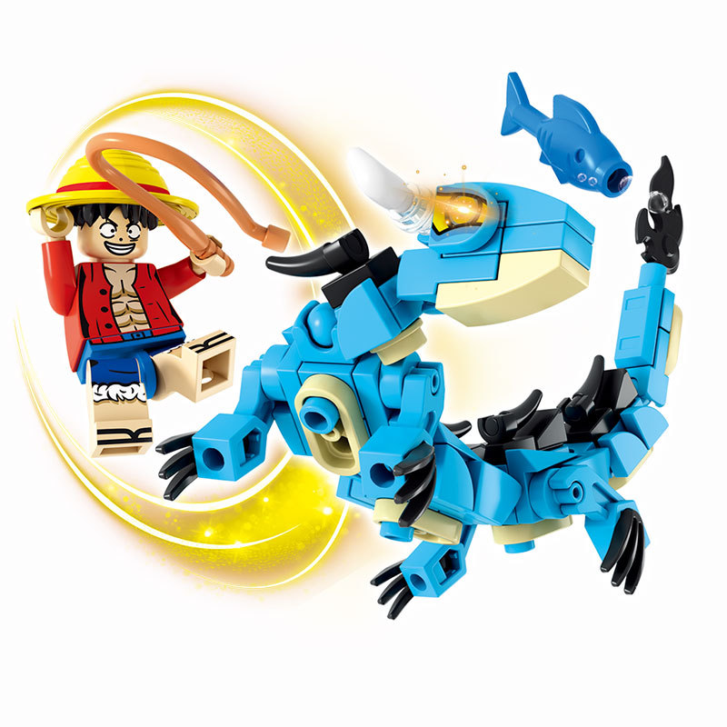 8in1 ワンピースビルディングブロックブルードラゴンカイド - Model Kit Instructions のレビューと価格