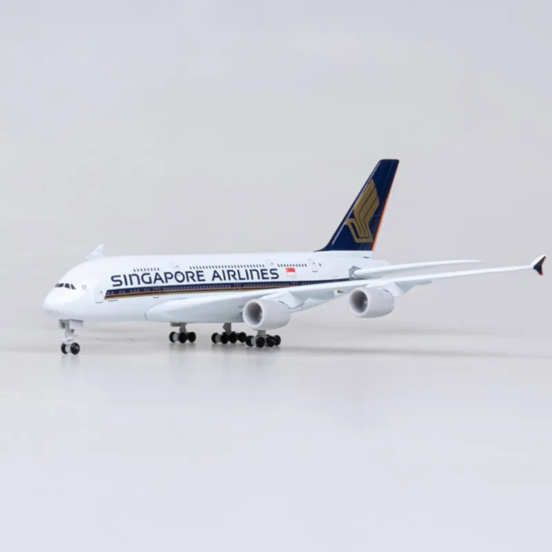 20 センチメートル金属飛行機おもちゃ A380 シンガポー - Model Kit Singapore のレビューと価格