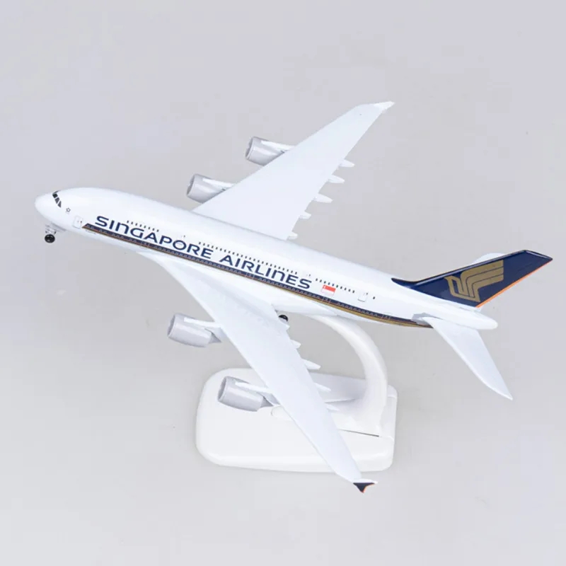 20 センチメートル金属飛行機おもちゃ A380 シンガポー - Model Kit Singapore のレビューと価格