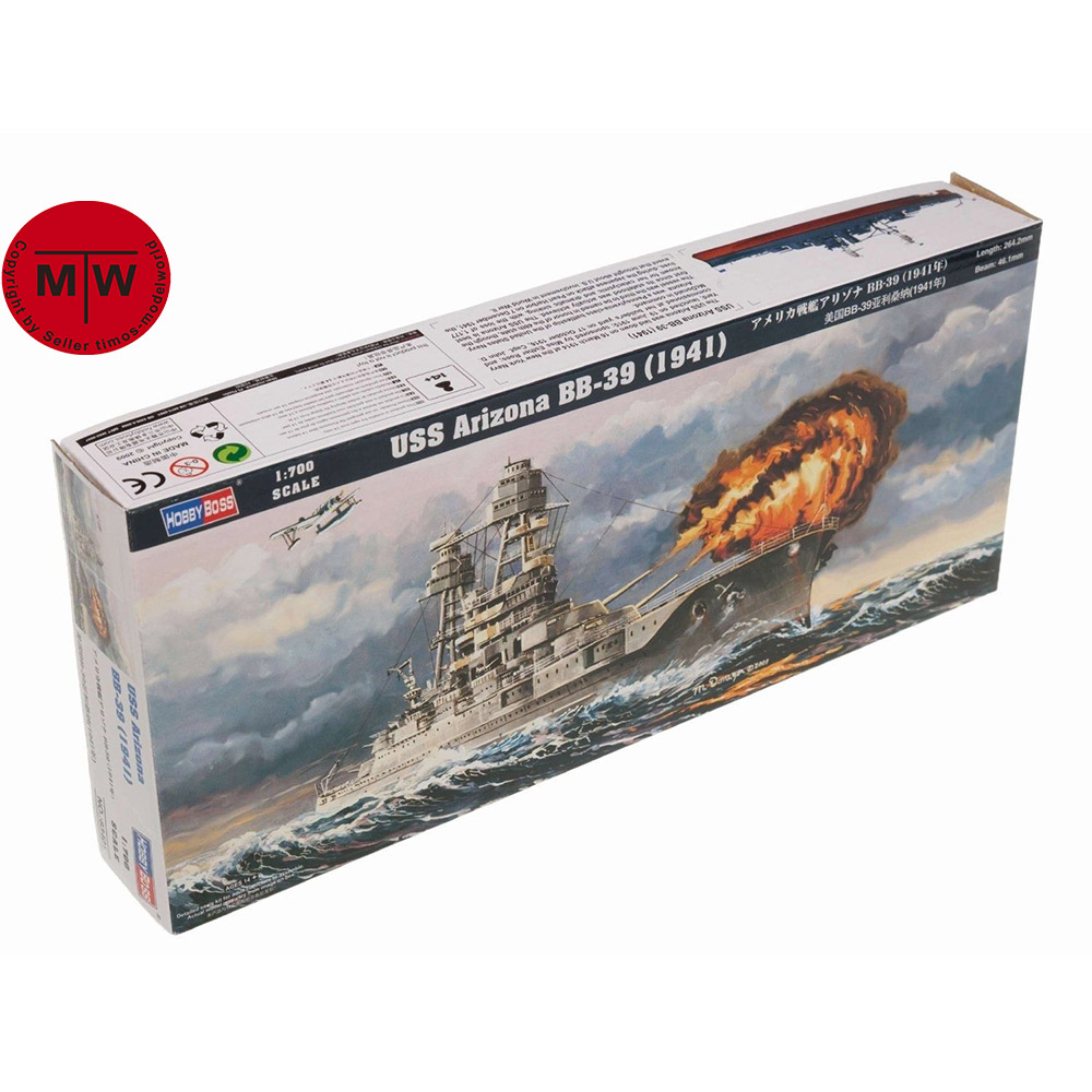 Hobbybossミリタリープラスチックアセンブリモデルキッ - Model Kit Uss Arizona のレビューと価格