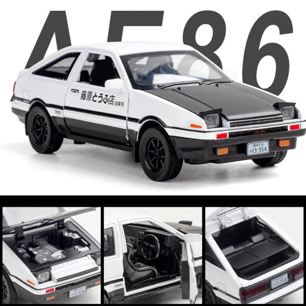 ダイキャスト-初期モデルの合金,0,1/32,ライト,音,プ - Model Kit Ae86 のレビューと価格