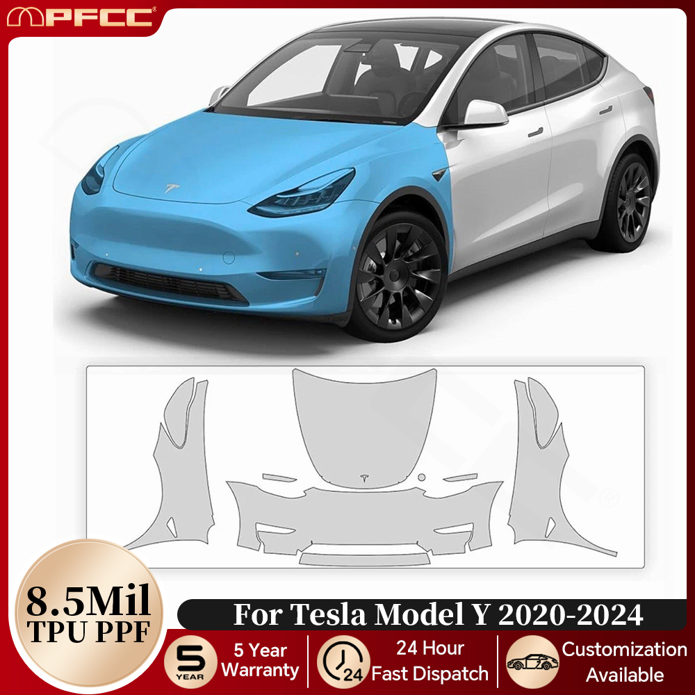 テスラ モデルY 2020-2024用 カット済みPPF 9 - Model Kit Instructions のレビューと価格