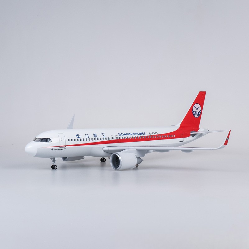 47cm大型四川A320ダイキャスト樹脂製飛行機模型キット、 - Model Kit Ixchel のレビューと価格