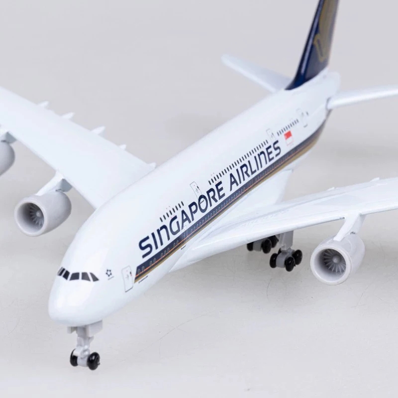 20 センチメートル金属合金航空機モデル A380 シンガポ - Model Kit Singapore のレビューと価格
