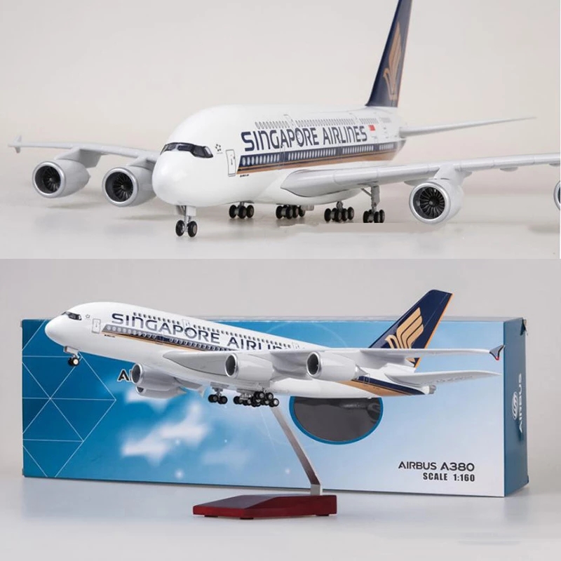 ディスプレイエアバス A380 シンガポール航空 47 セン - Model Kit Singapore のレビューと価格